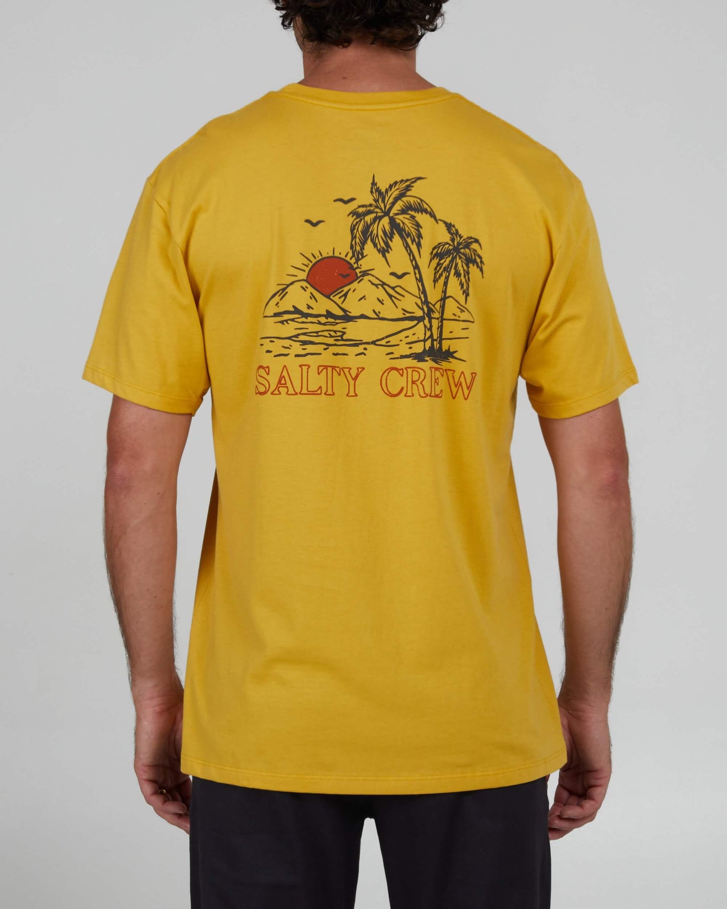 Salty Crew Homem - Unwind Premium S/S Tee - Mostarda