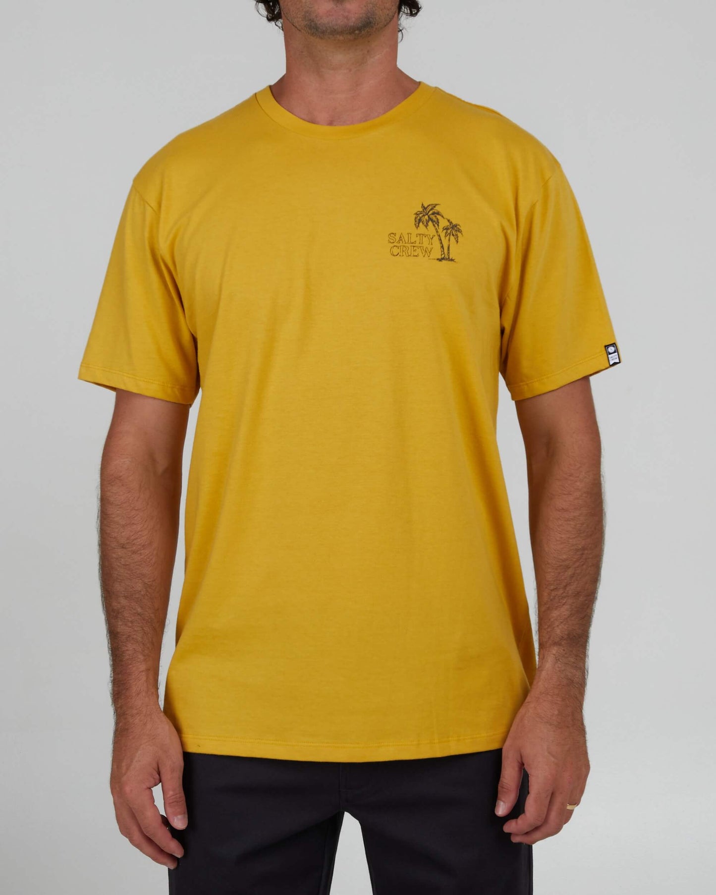 Salty Crew Men - Unwind Premium S/S Tee - Mustard