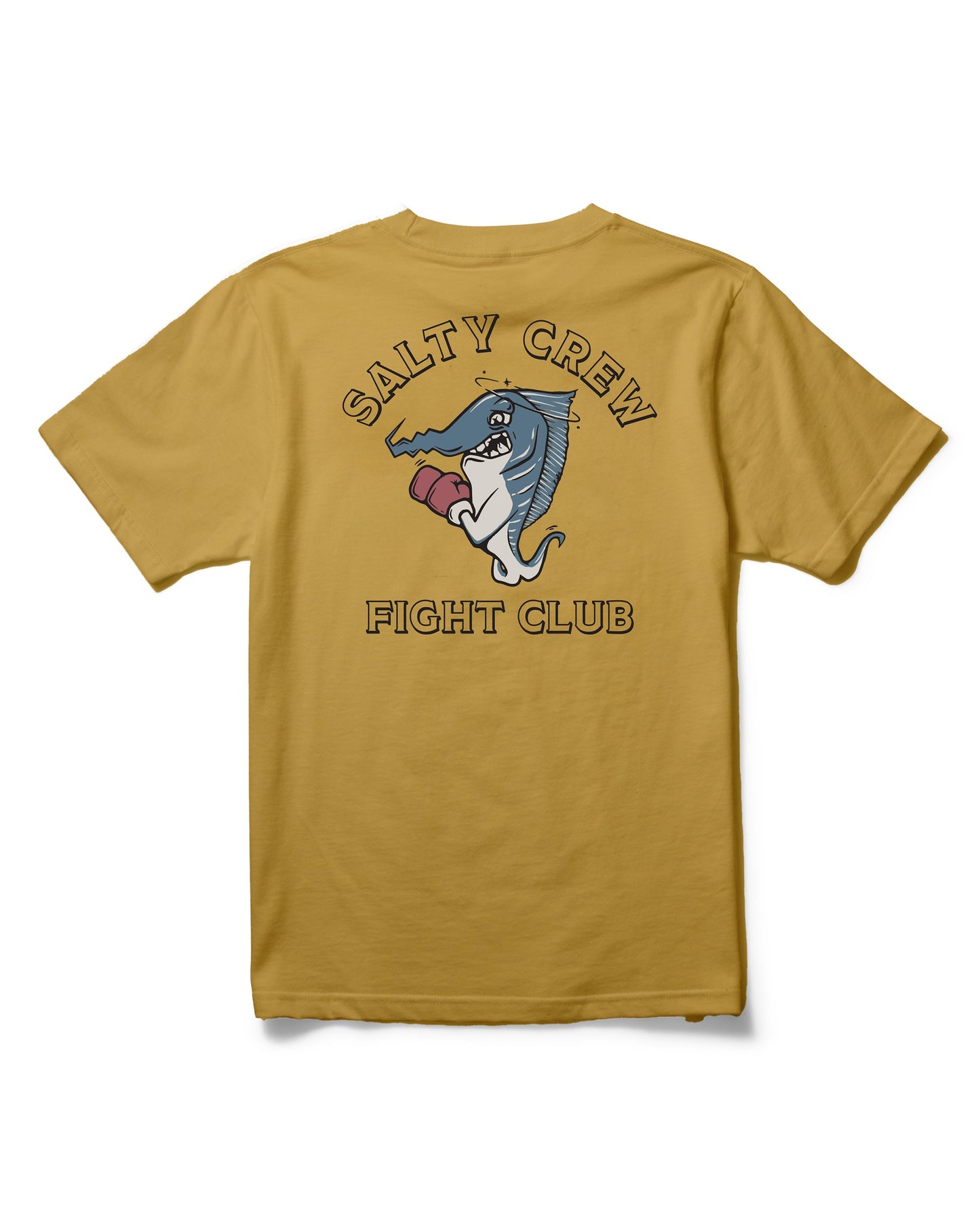 Salty Crew Boys - Clube de Combate Boys S/S Tee - Mostarda