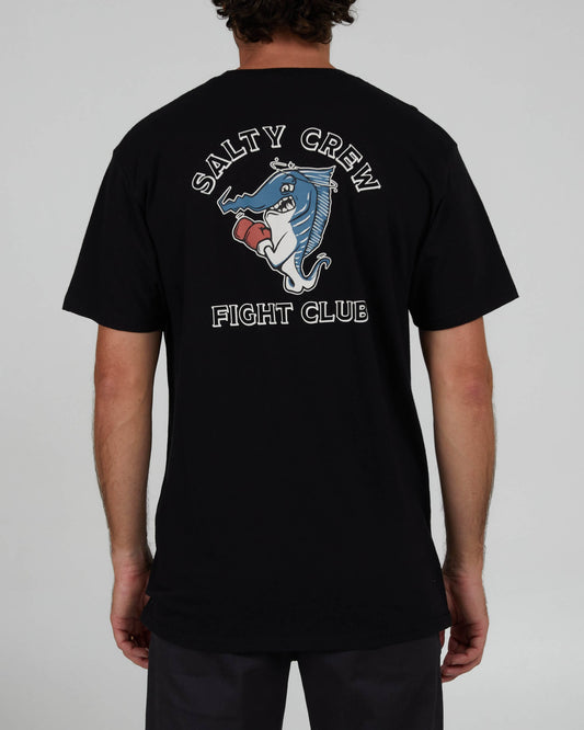 Salty Crew Homem - Fight Club Classic S/S Tee - Black