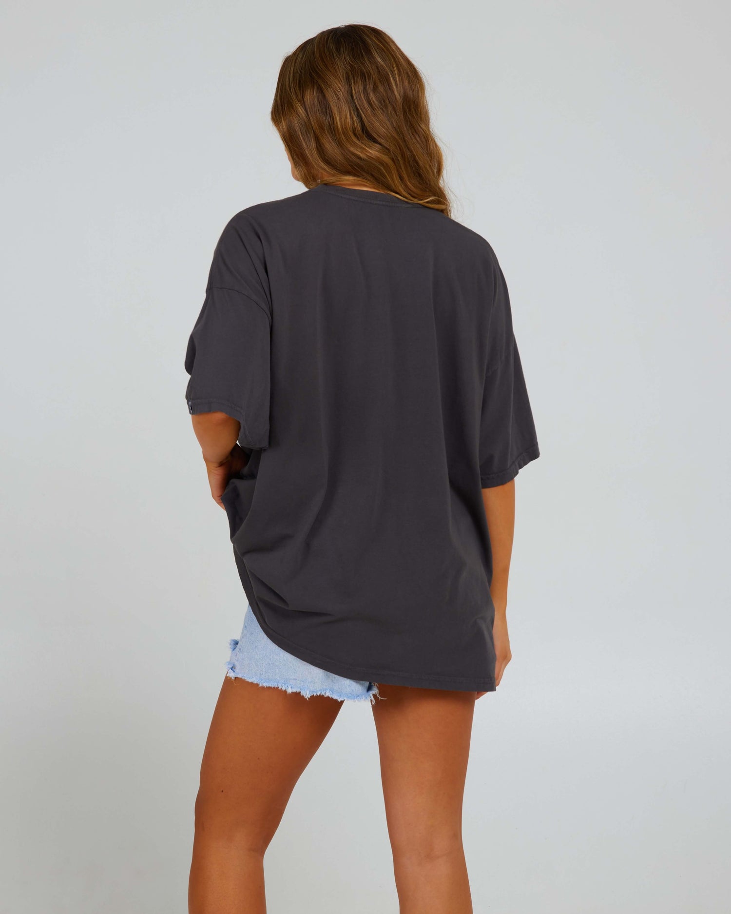 Salty Crew Mujer - Big Wave Cover Up Tee - Charcoal