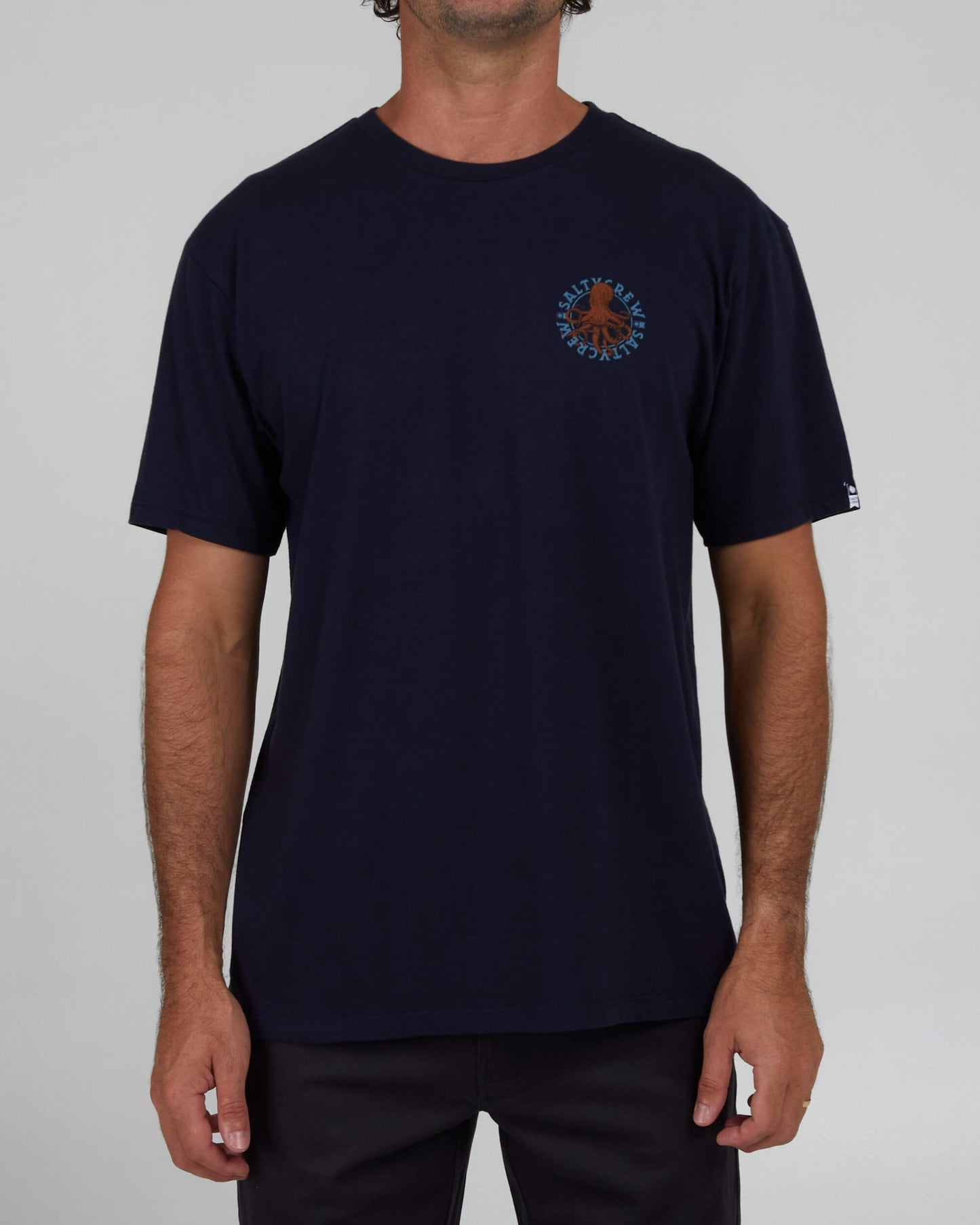 Salty Crew Hombre - Tentáculos Premium S/S Tee - Navy