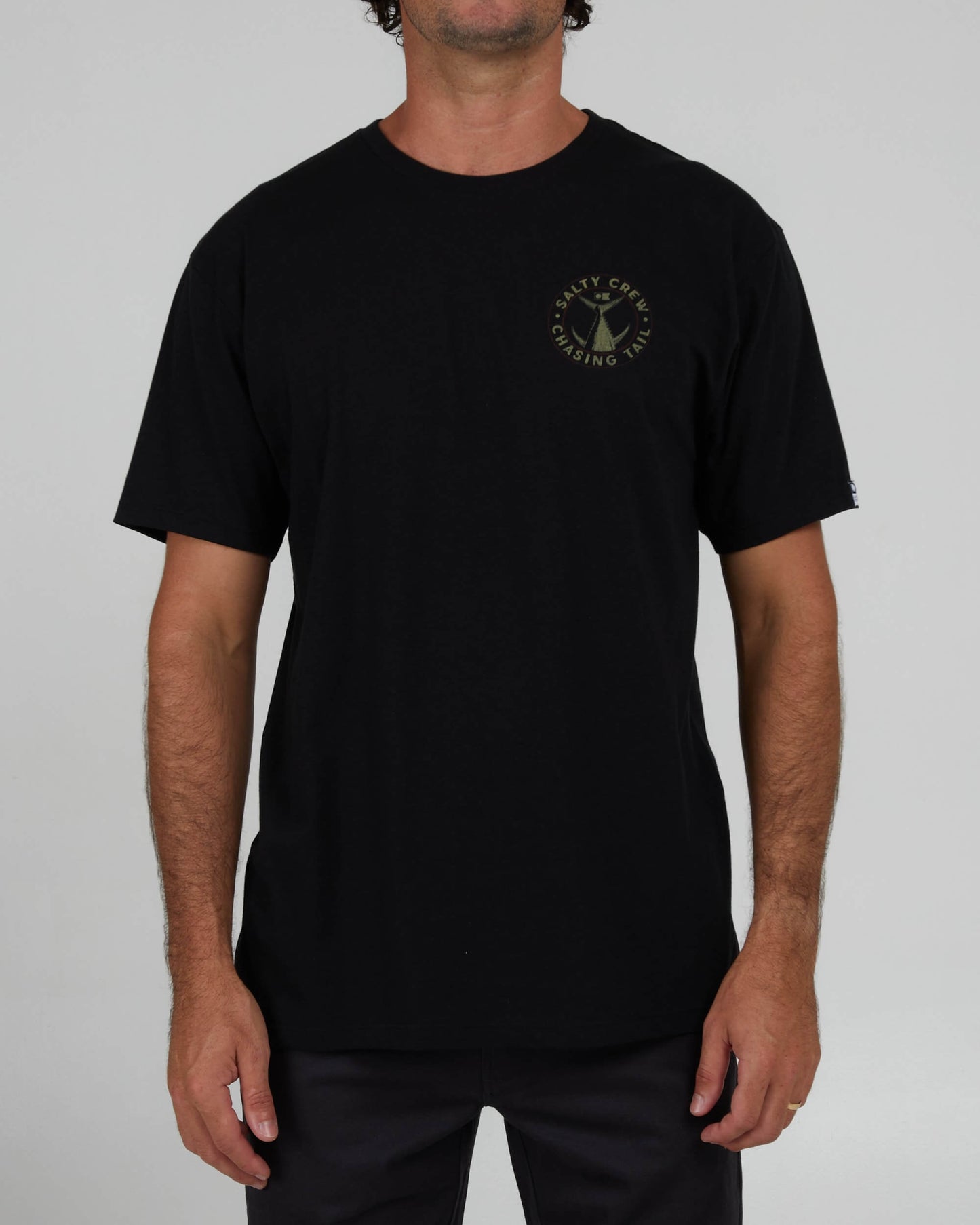 Salty Crew Hombres - Tailgate Premium S/S Tee - Black