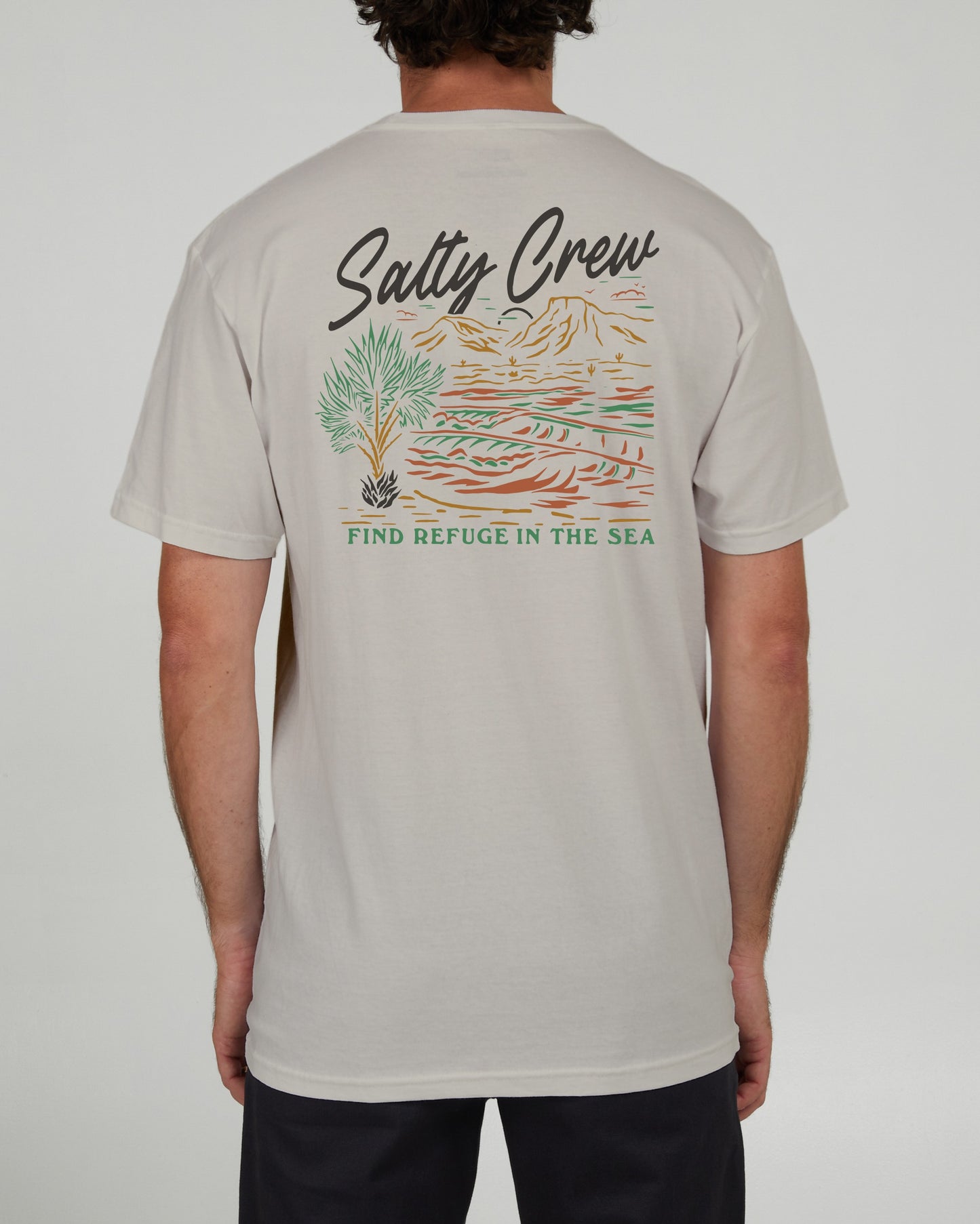 Salty Crew Hombres - Western Waves Premium S/S Tee - Bone