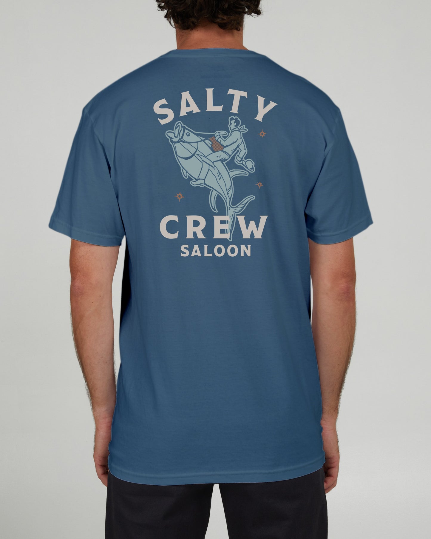 Salty Crew Uomini - Saloon Premium S/S Tee - Ardesia