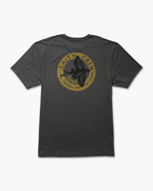 Fly By Premium S/S Tee - Charcoal