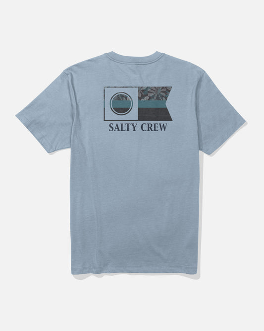 Flagship Ss Tee - Blue Fog