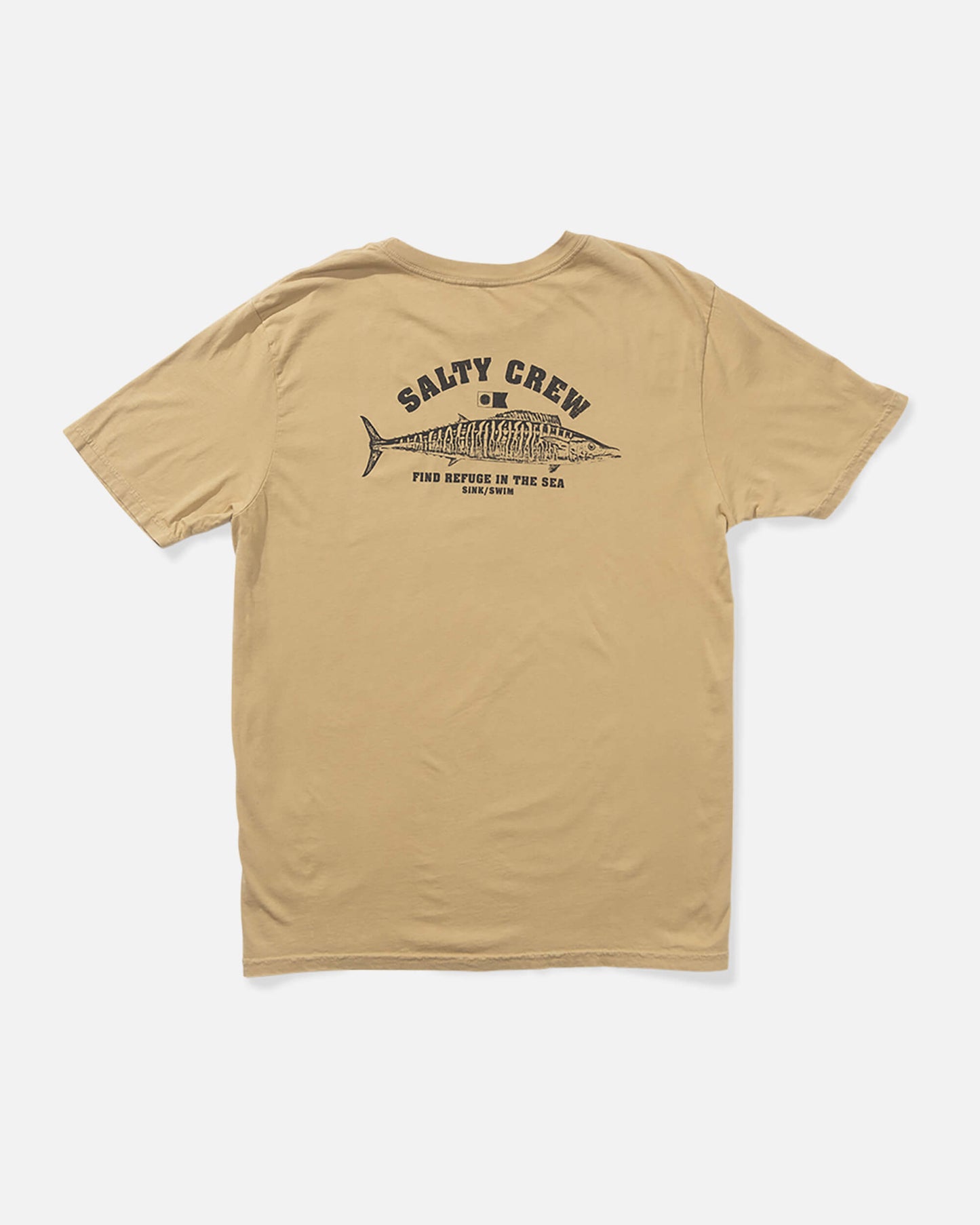 Salty crew CAMISETAS S/S Wahoo Stamp Vintage Ss - Caqui en Caqui