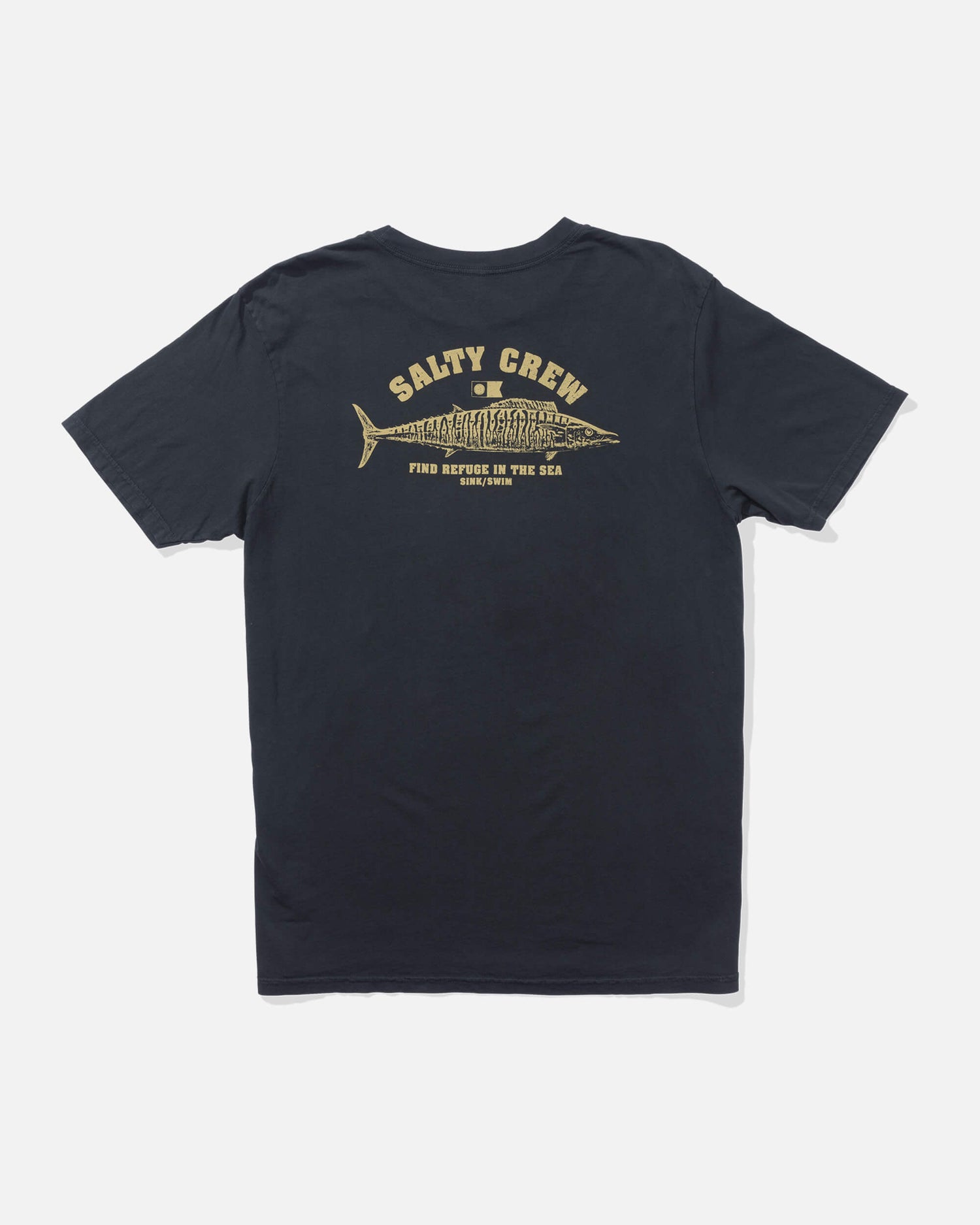 Salty crew CAMISETAS S/S Wahoo Stamp Vintage Ss - Vintage Black en Vintage Black