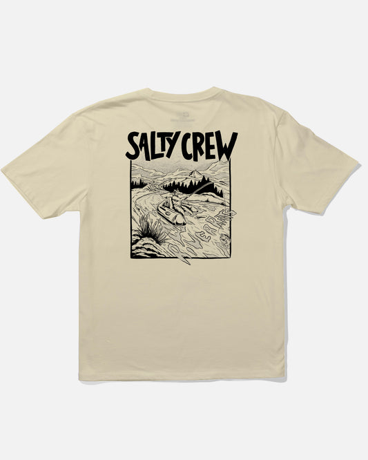 River Rats Ss Tee - Transparent Yellow