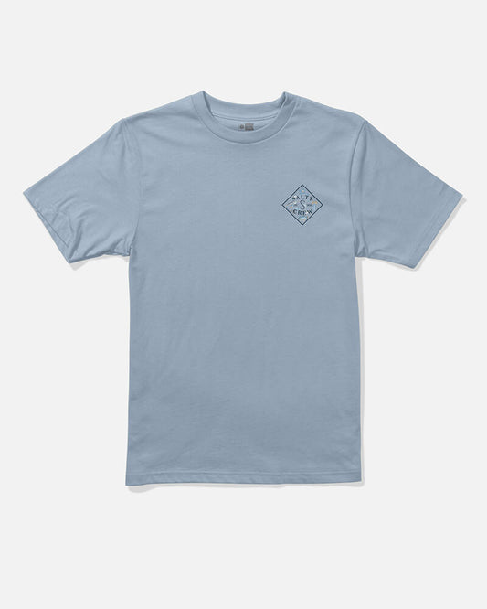 Tippet Fill  Ss Tee  Kids - Blue Fog