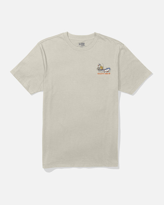 Down Time Ss Tee - Moonbeam
