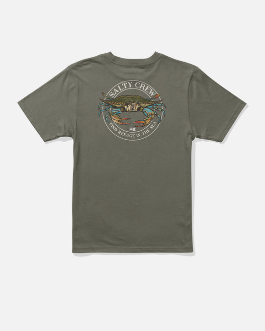 Jimmy  Ss Tee Kids - Dusty Olive