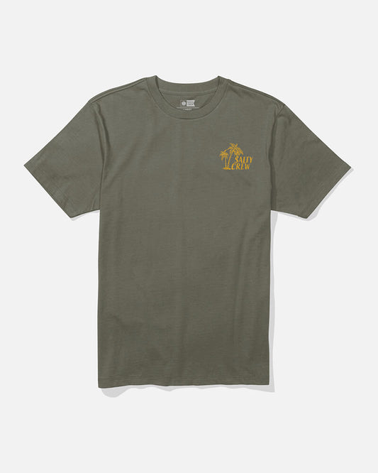 Outside Ss Tee - Dusty Olive