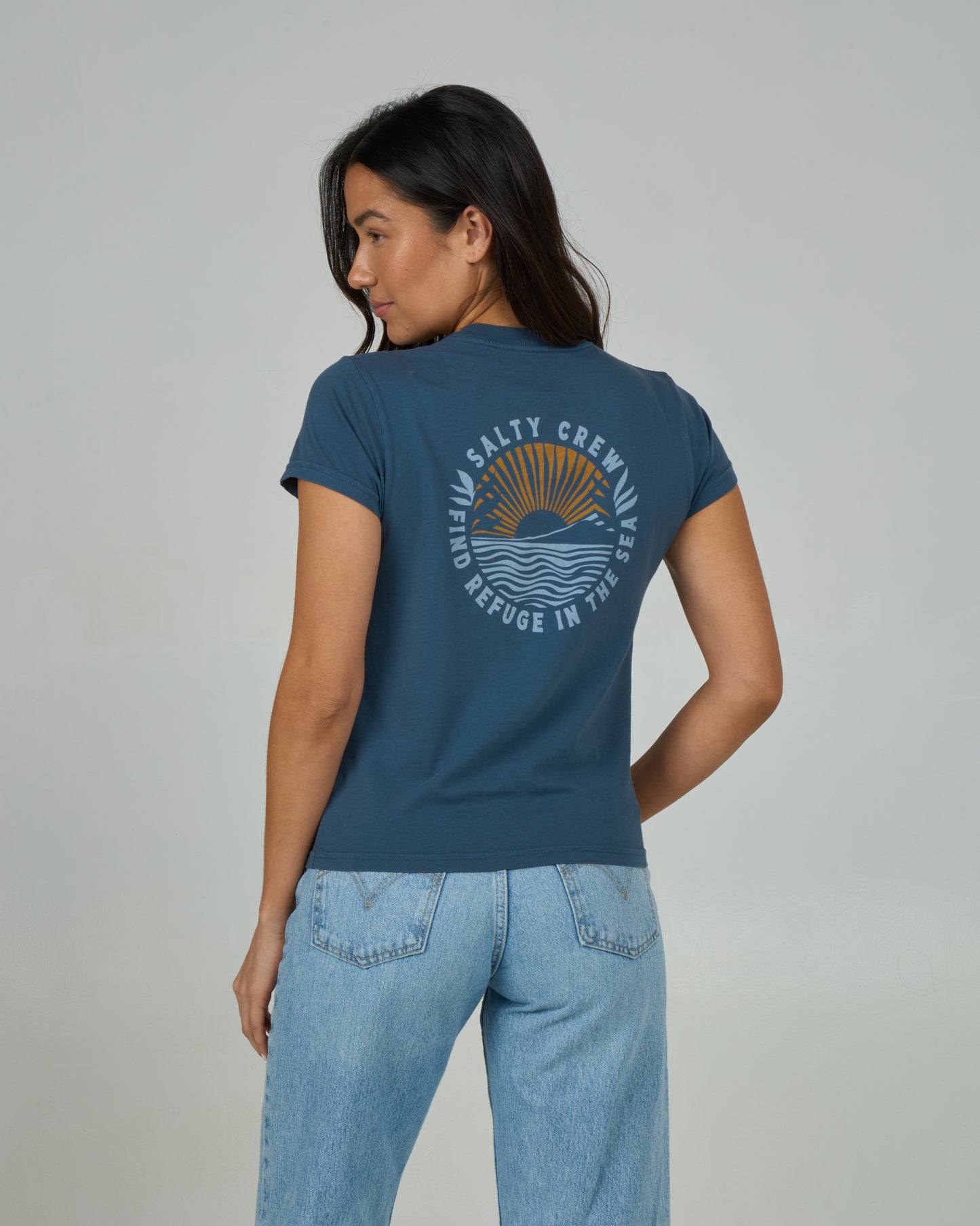 Rays Modern Tee - Midnight Navy