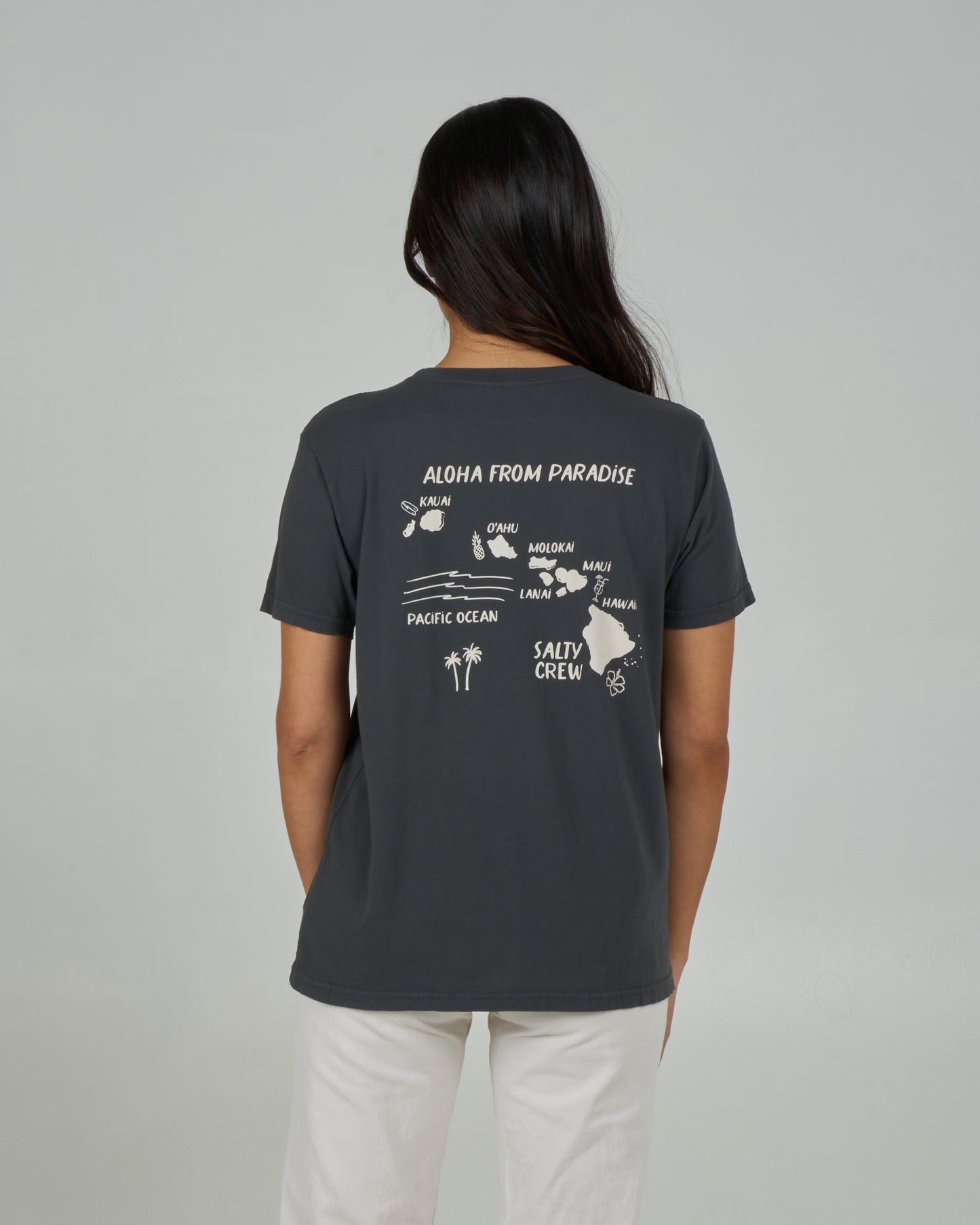 Island Chain B.f Tee - Charcoal