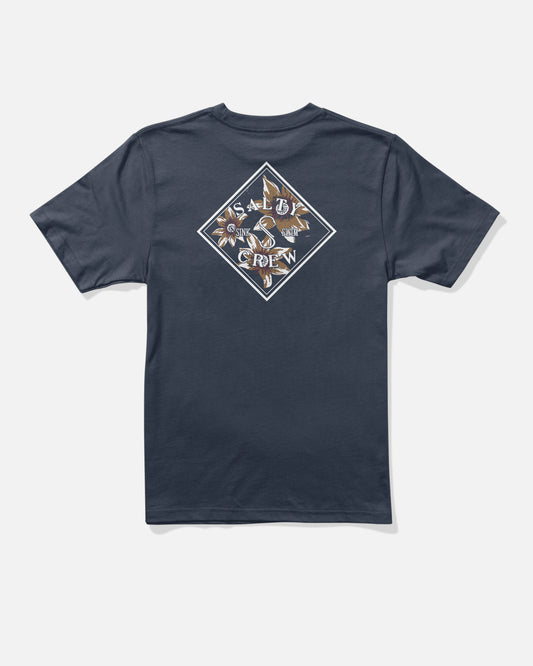 Tippet Fill  Ss Tee Kids - Navy