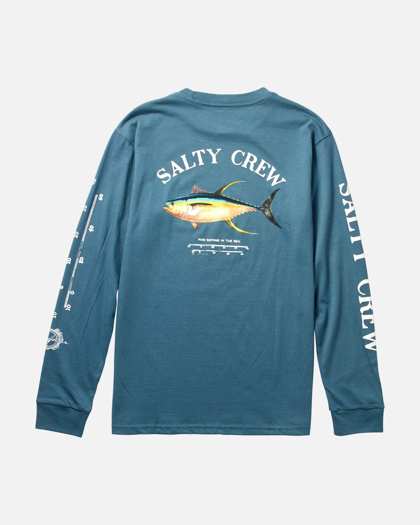 Salty Crew Boys - Ahi Mount Boys  L/S Tee - Ardesia