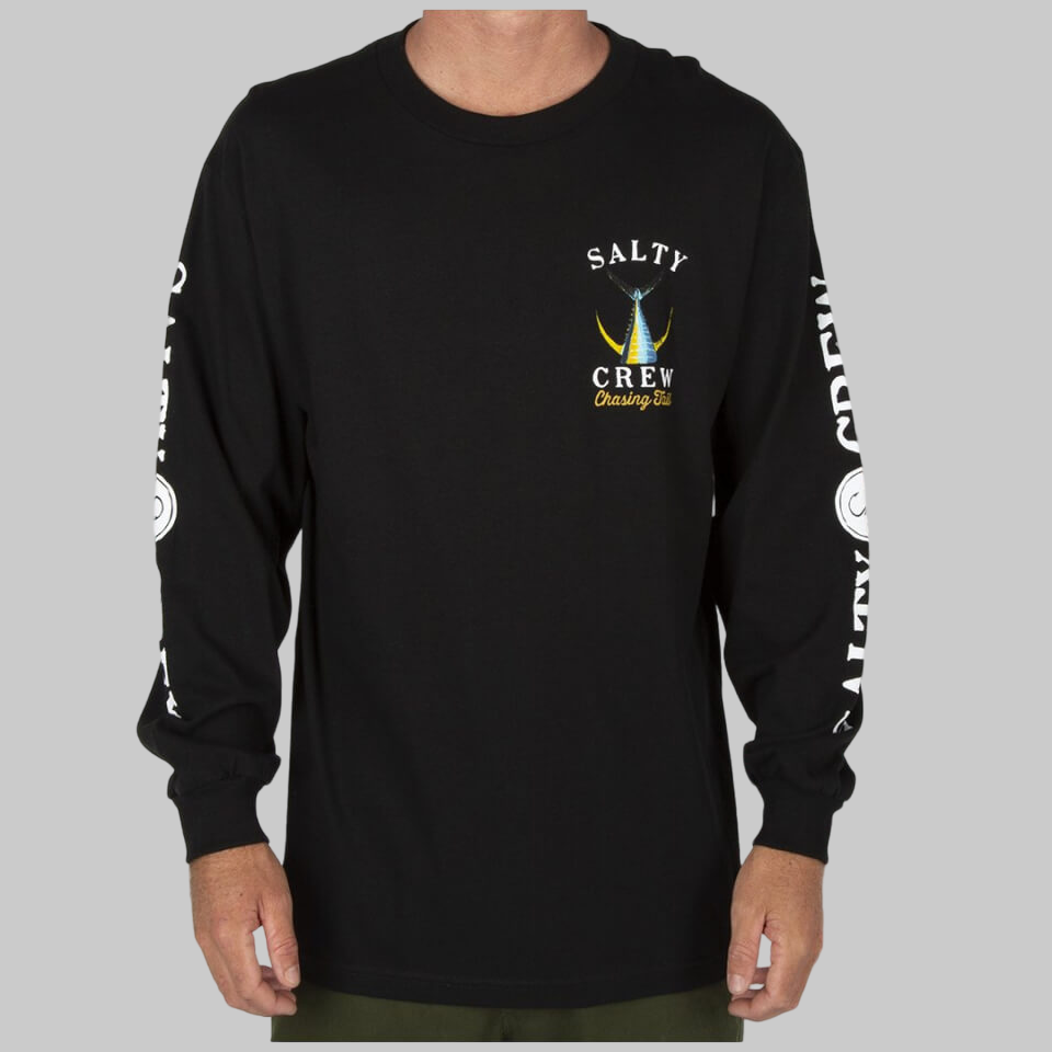 Tailed Standaard L/S Tee - Black