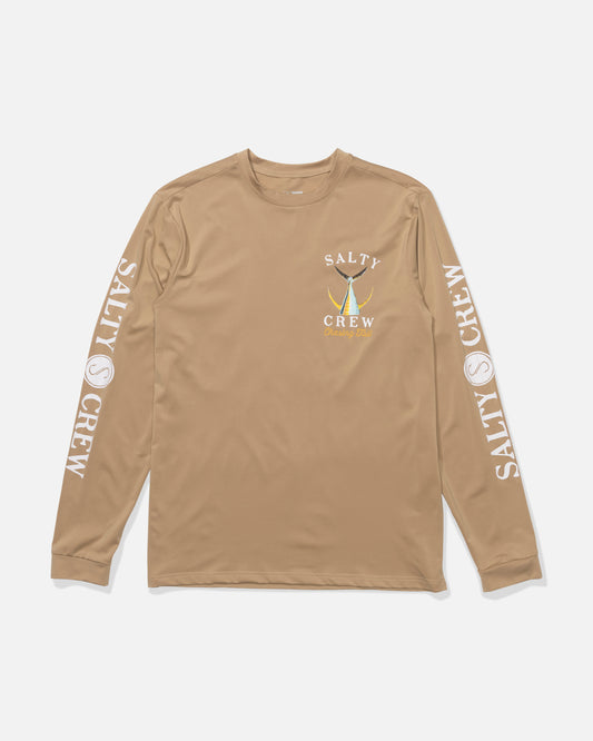 Tailed  L/S Tech Tee Rashguard - Khaki