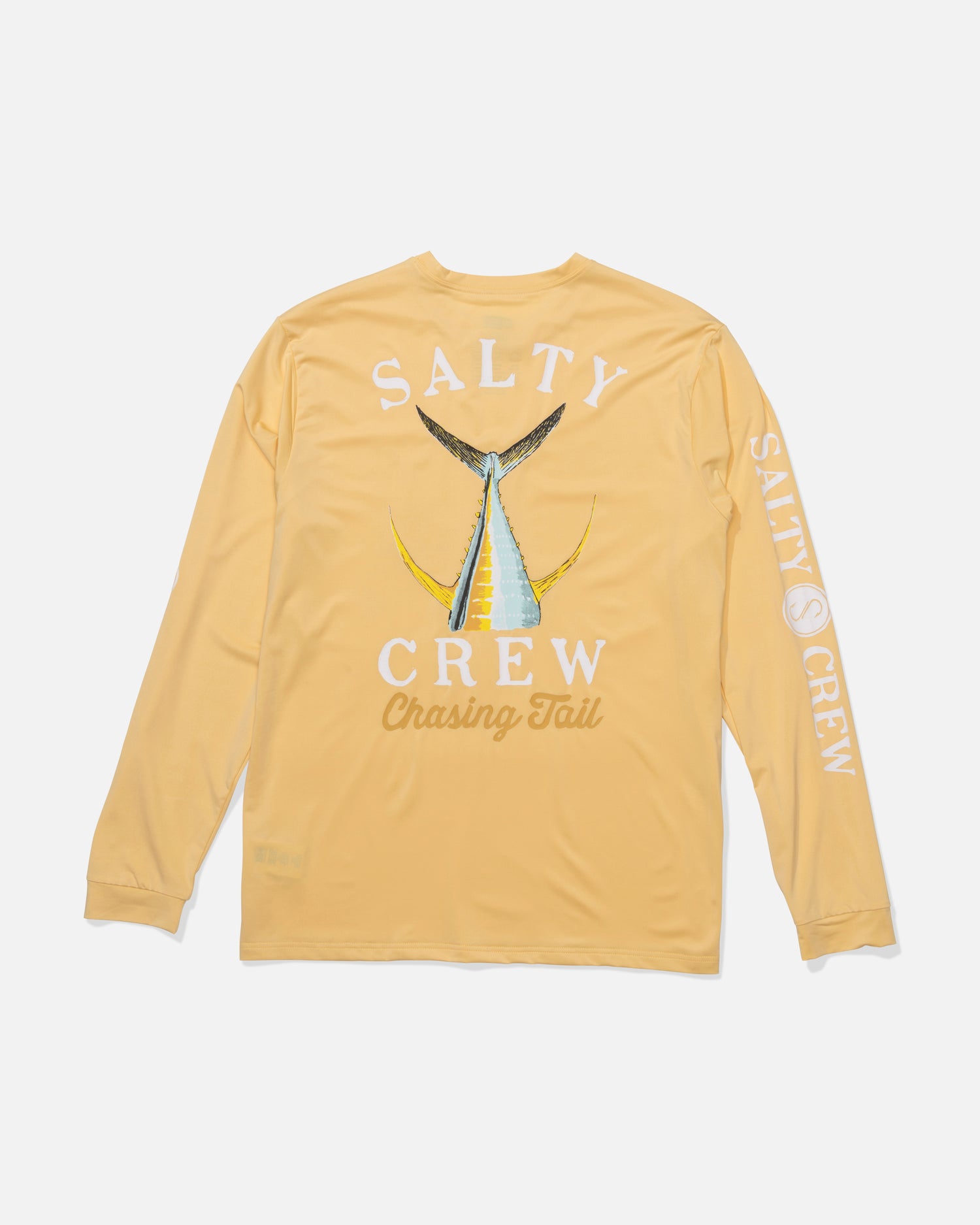 Tailed  L/S Tech Tee Rashguard - Light Orange