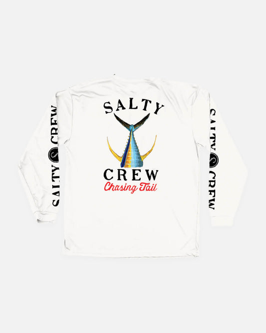 Tailed LS Sunshirt - White
