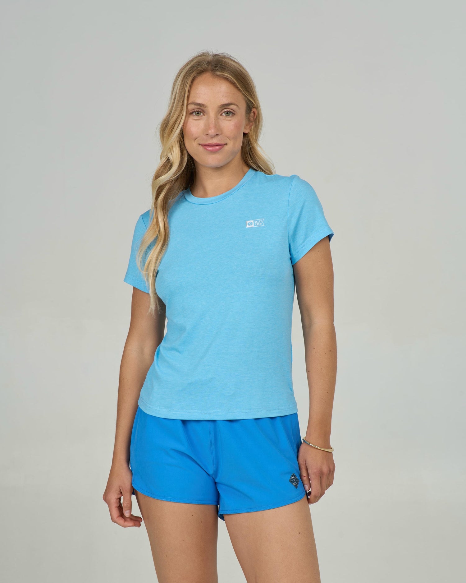 Alpha Tech Tee - Pool Blue
