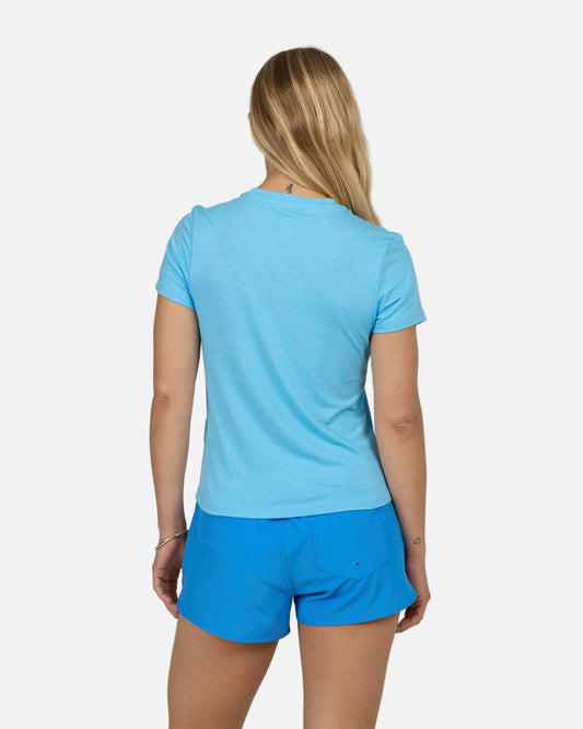Alpha Tech Tee - Pool Blue