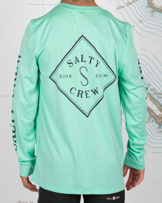 Tippet Boys Camiseta L/S - Sea Foam