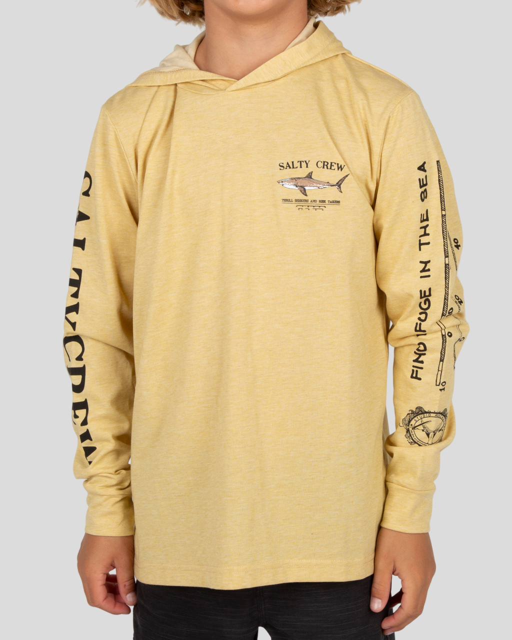 BRUCE BOYS HOOD TECH TEE - Verde Kelp UPF 40+