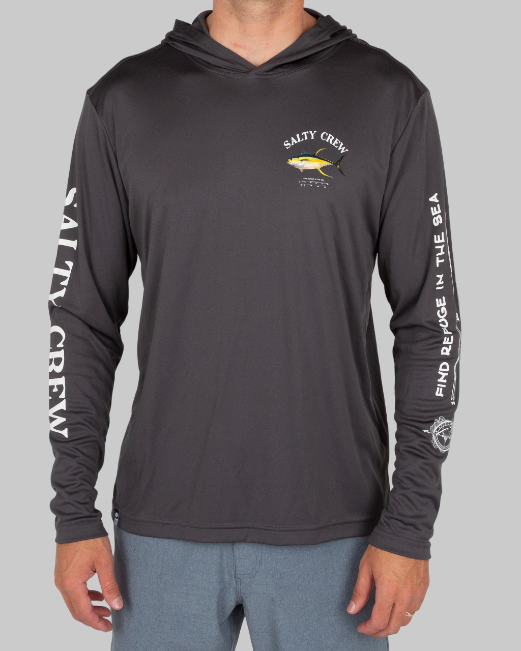 Ahi Mount Shirt - Charcoal UPF 40+