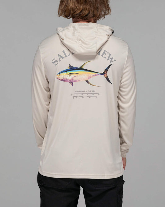 Salty crew ZONBESCHERMING Ahi Mount Hood Zonnehemd - Natuur Upf 50+ in Natuur