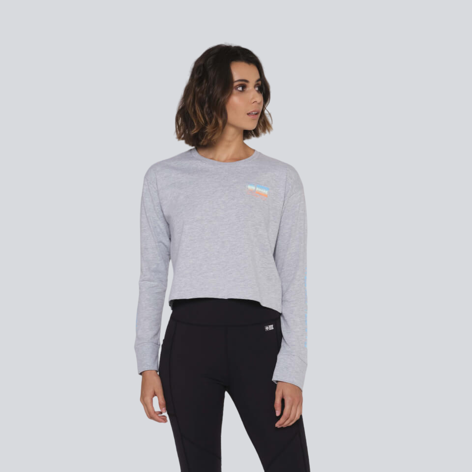 Alpha Gradient L/S Gewaad - Athletic Heather