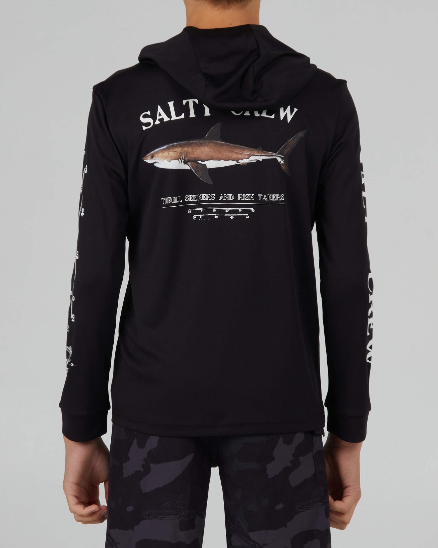 Salty Crew Boys - Camiseta Bruce Hood Boys - Black