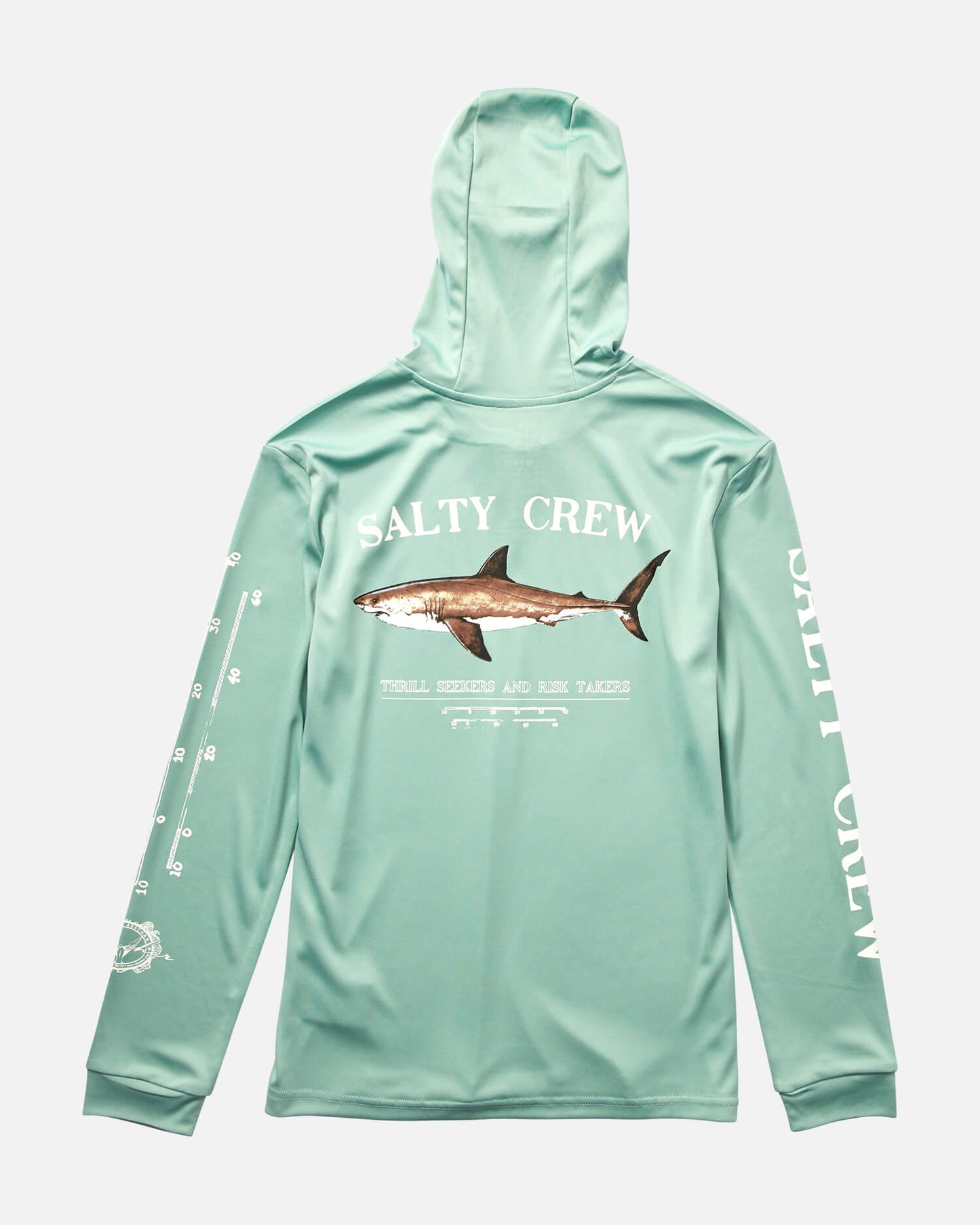 Salty Crew Boys - Bruce Hood Boys Zonneshirt - Makreel