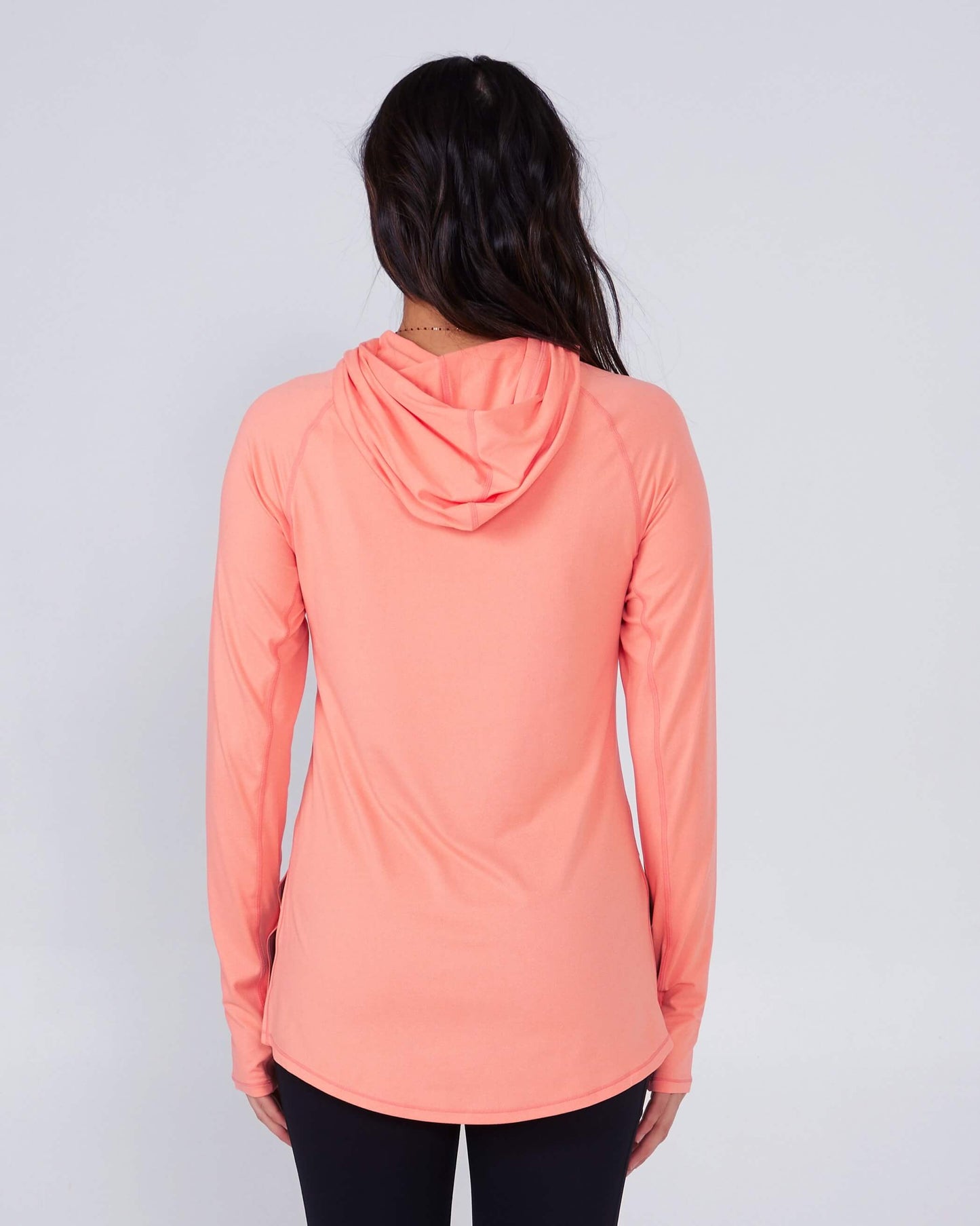 Salty Crew Dames - Thrill Seekers Hooded Sunshirt - Sunrise Coral