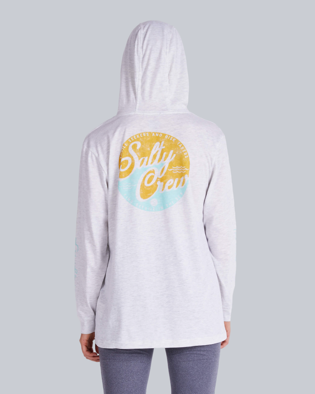 Club Salty Vintage White Mid Weight  Sudadera con capucha UPF 40+