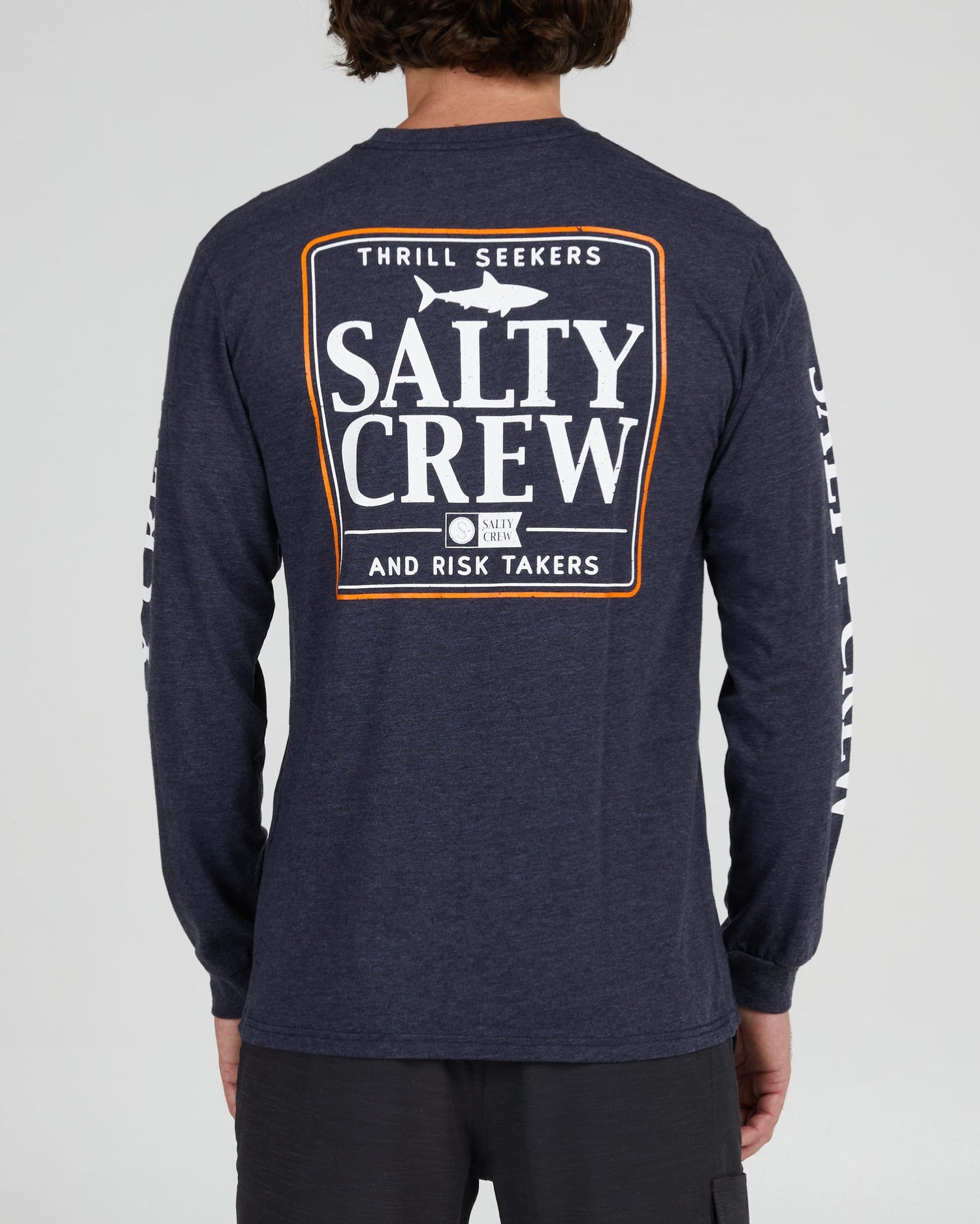 Salty Crew Alpha Premium L/S Tee Navy / XL