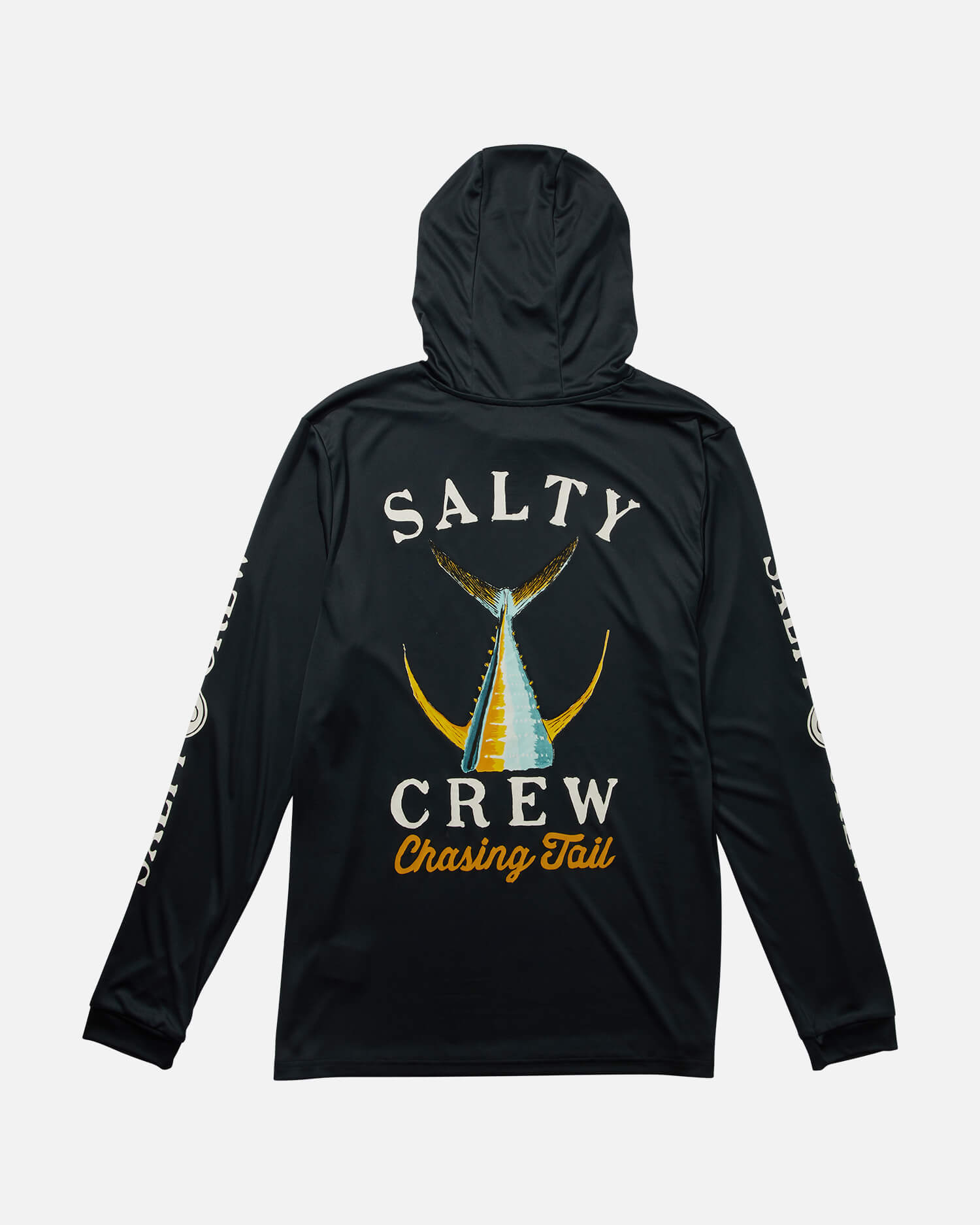 Salty Crew Hombre - Tailed Camiseta con capucha - Navy Upf 50+