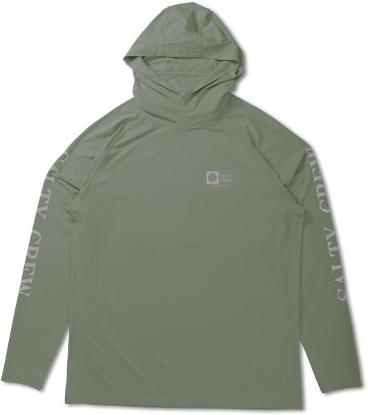 Alpha Perforated Uv Hd Mask - Oil Green