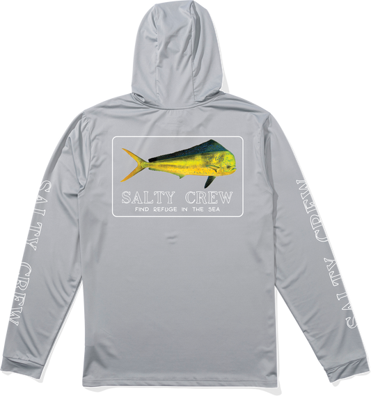 Golden Mahi Hood Sunshirt - Silver