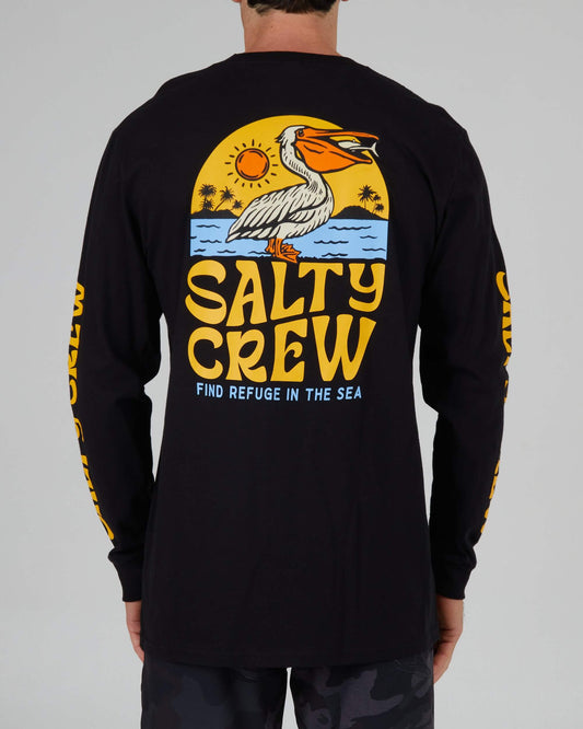 Salty Crew Homem - Seaside Standard L/S Tee - Black
