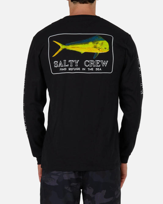Salty Crew Men - Golden Mahi Premium L/S Tee - Black