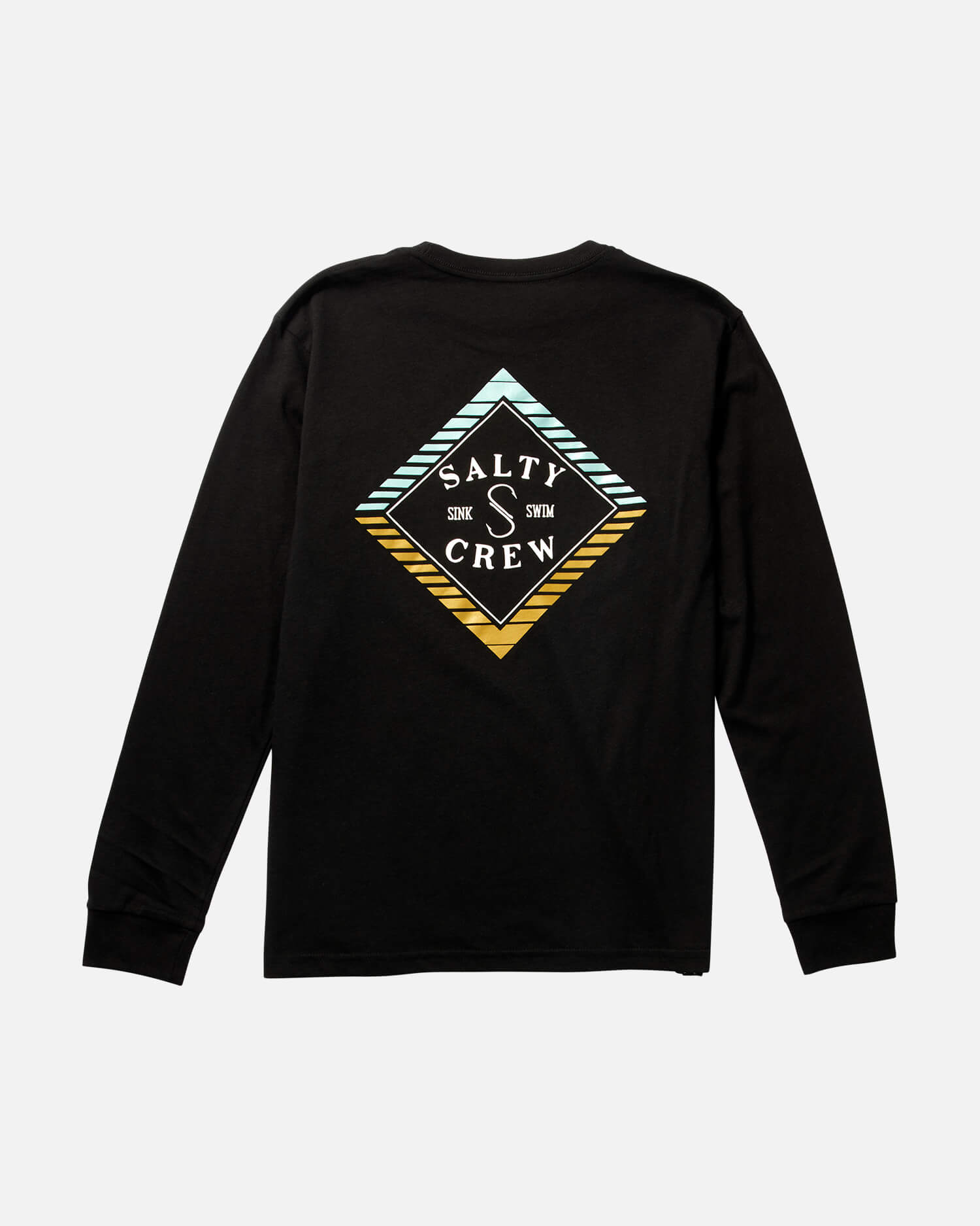 Salty Crew Boys - Faded Boys  L/S Tee - Black