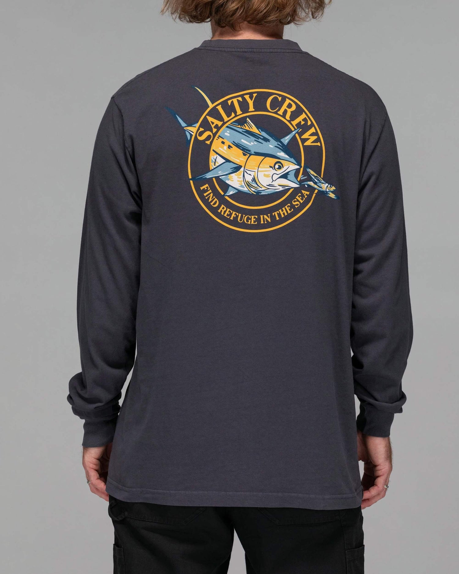 Salty crew CAMISETAS L/S CHASER CLASSIC L/S TEE - Pigment Black en Pigment Black