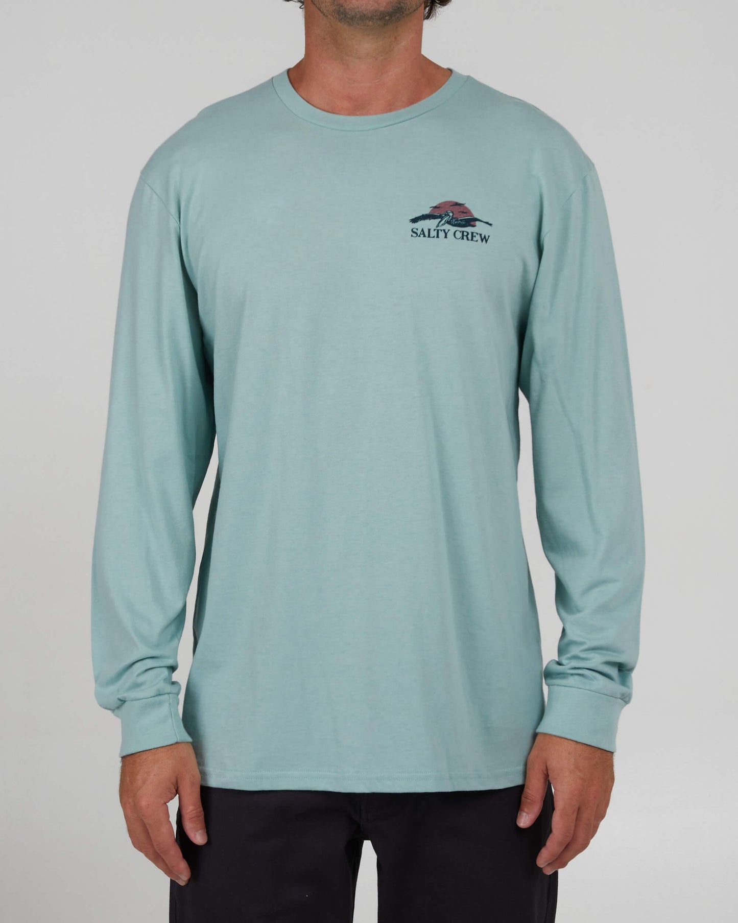 Salty Crew Hombres - Soarin Premium L/S Tee - Caballa