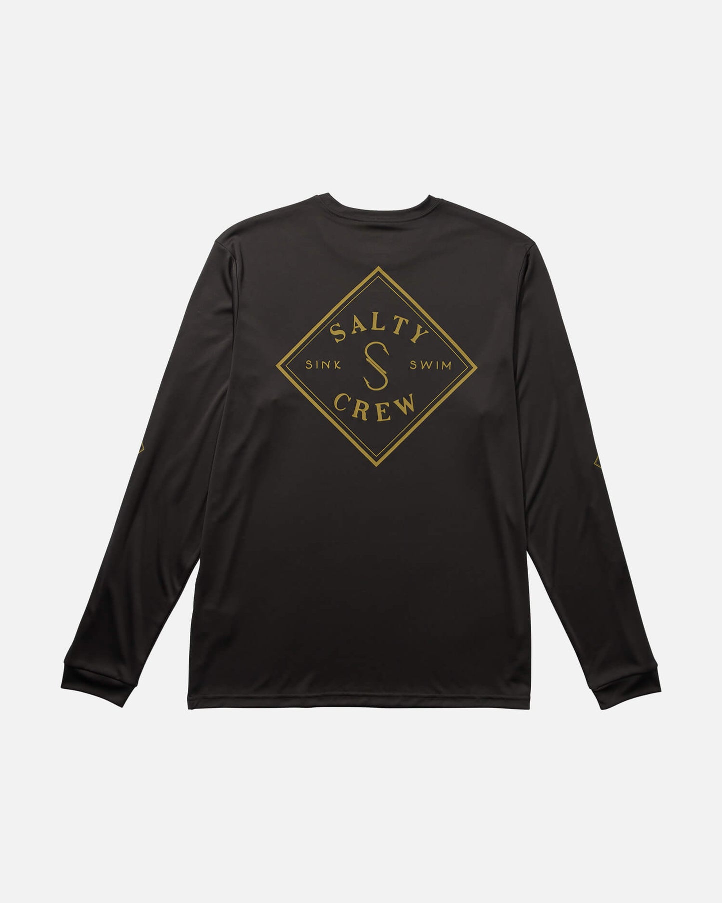 Salty Crew Hombre - Camiseta solar Tippet L/S - Charcoal Upf 50+