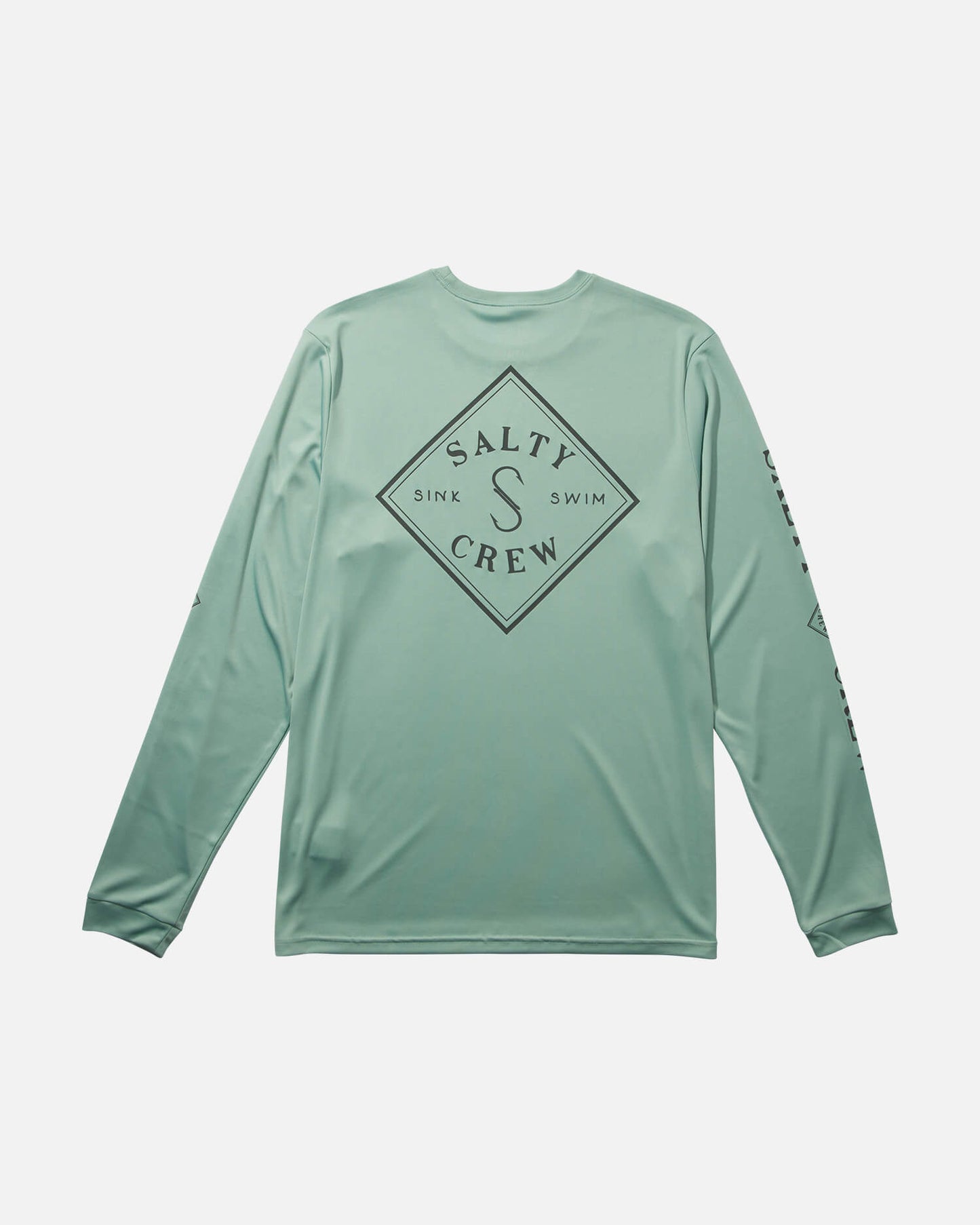 Salty Crew Hombre - Camiseta solar Tippet L/S - Caballa Upf 50+