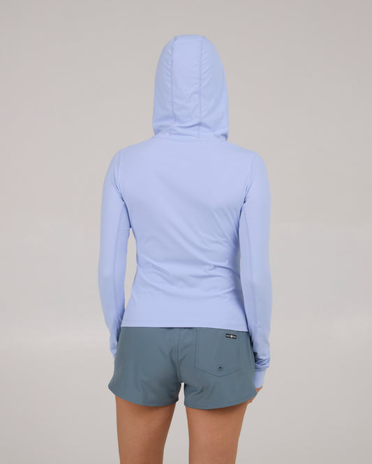 Alpha Hooded Rashguard - Violet Blue
