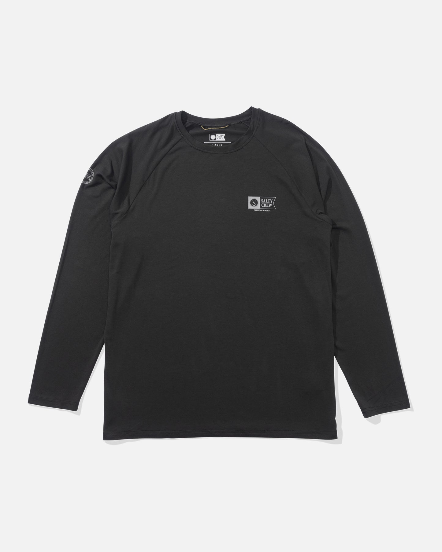 Mariner Ls Tech Tee - Charcoal